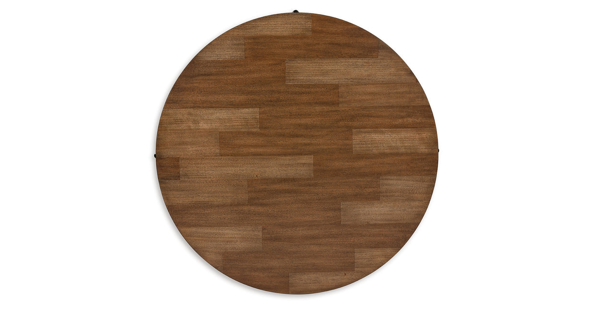 Kraeburn Brown/Black Coffee Table from Ashley - Luna Furniture