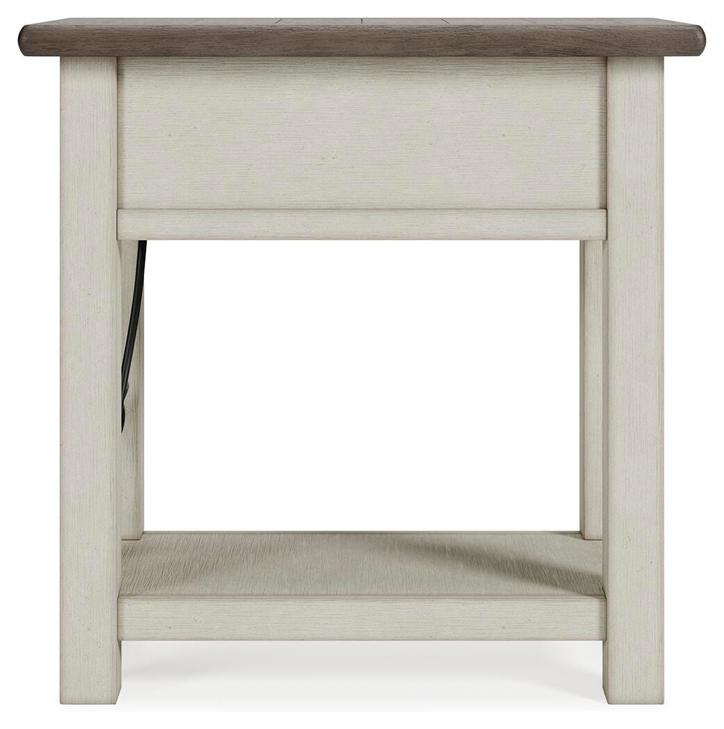 Bolanburg Two-tone Chairside End Table from Ashley - Luna Furniture