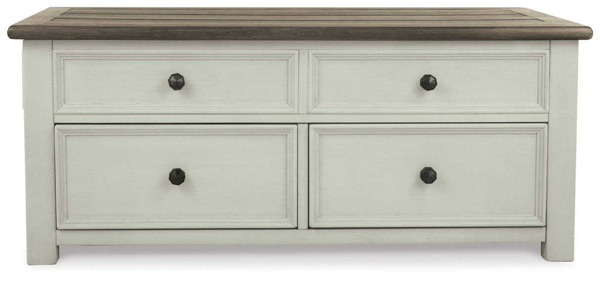 Bolanburg Two-tone Coffee Table with End Table and Chairside End Table from Ashley - Luna Furniture