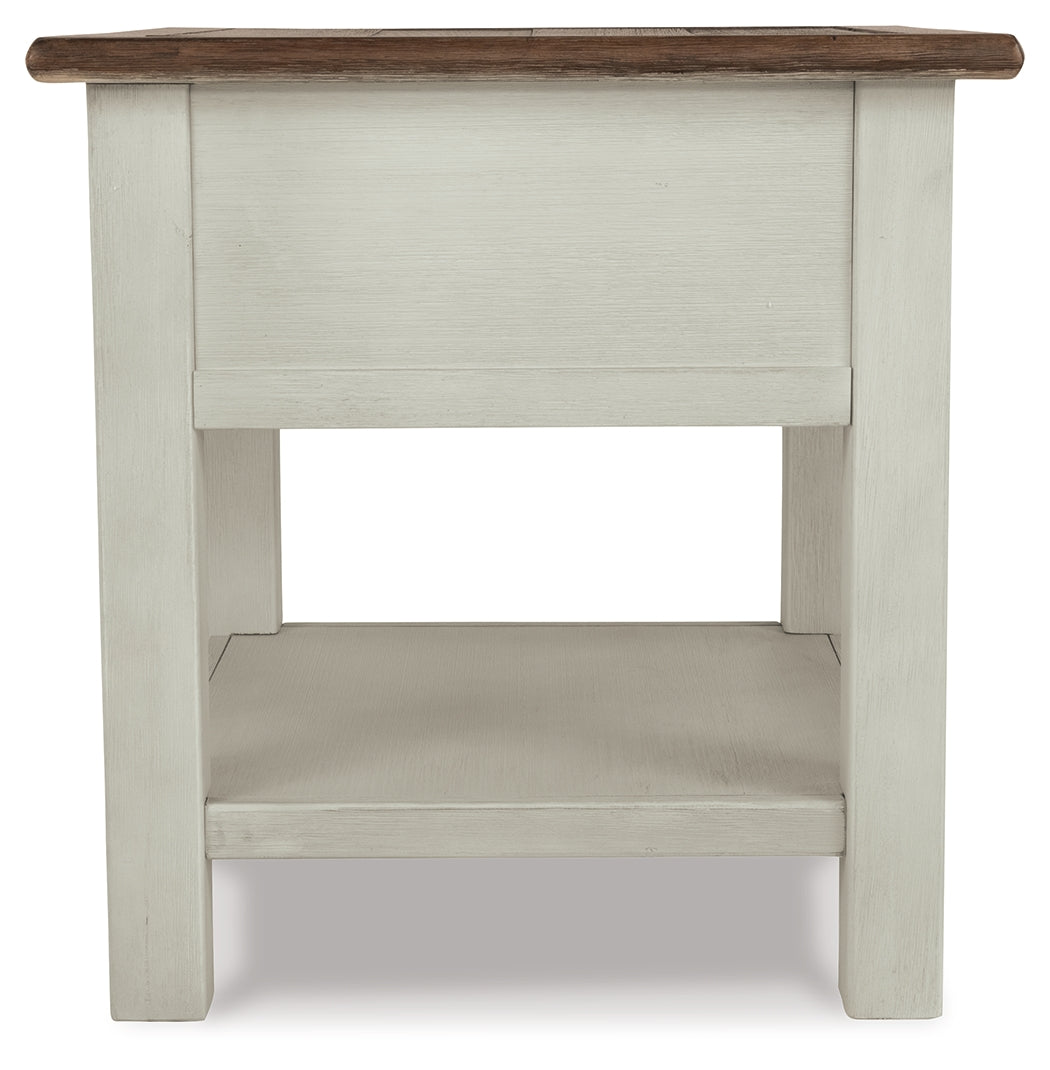 Bolanburg Two-tone Coffee Table with End Table and Chairside End Table from Ashley - Luna Furniture