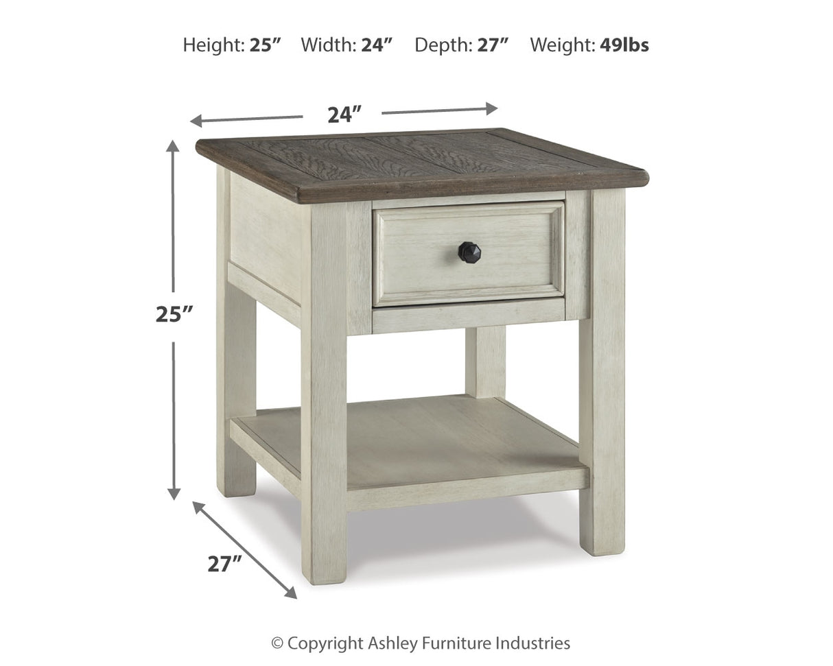 Bolanburg Two-tone Coffee Table and 2 End Tables from Ashley - Luna Furniture