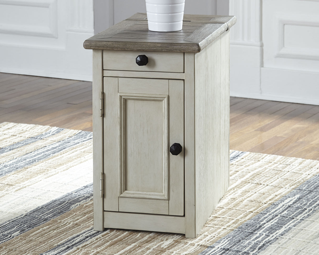 Bolanburg Two-tone Coffee Table and 2 Chairside End Tables from Ashley - Luna Furniture