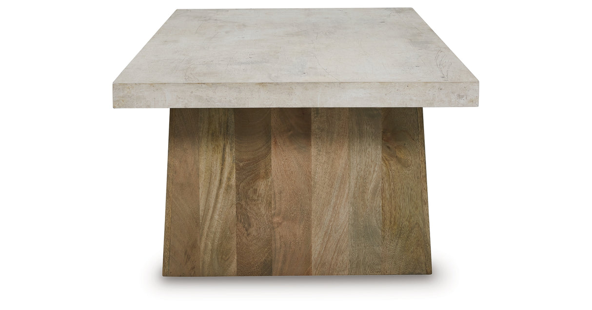 Brendalhouse Light Brown Coffee Table from Ashley - Luna Furniture