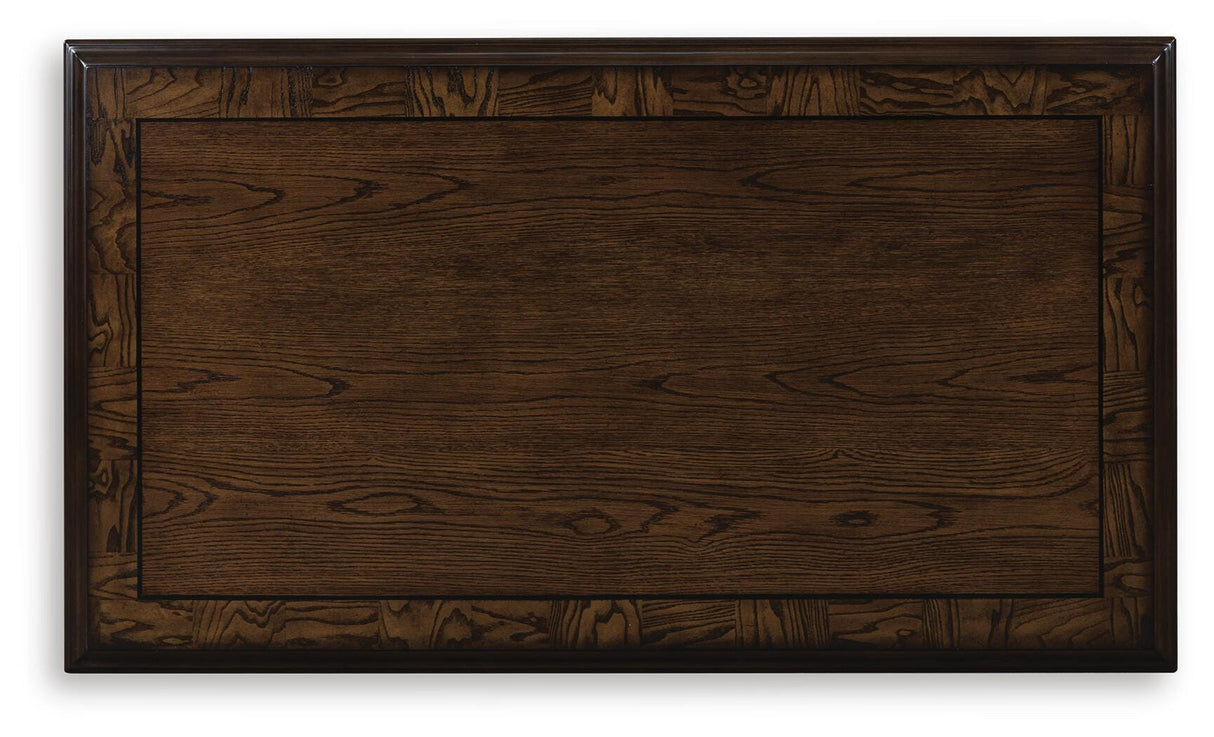 Maylee Dark Brown Coffee Table and 2 End Tables from Ashley - Luna Furniture