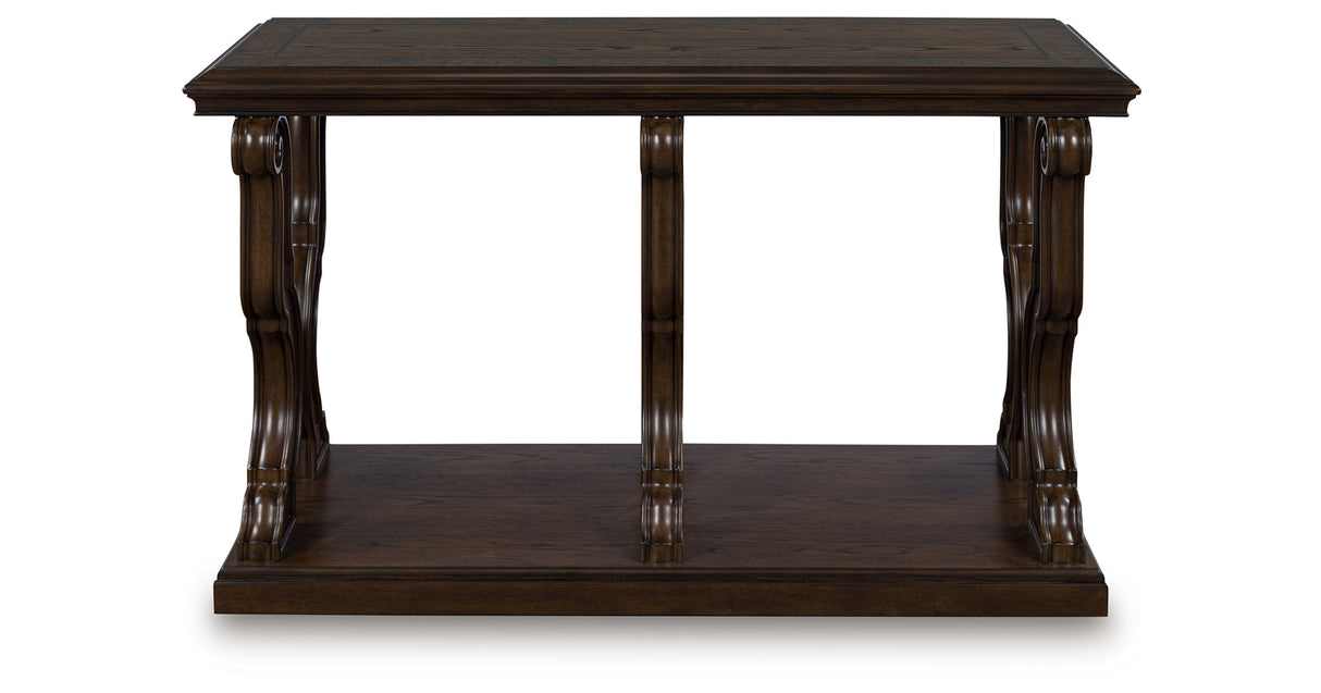 Maylee Dark Brown Sofa Table from Ashley Furniture - Luna Furniture