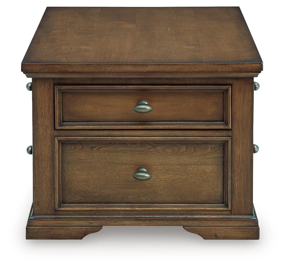 Channley Brown Lift-Top Coffee Table from Ashley - Luna Furniture