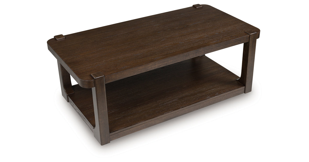 Breckington Dark Brown Coffee Table from Ashley - Luna Furniture