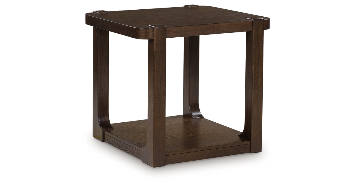 Breckington Dark Brown End Table from Ashley - Luna Furniture