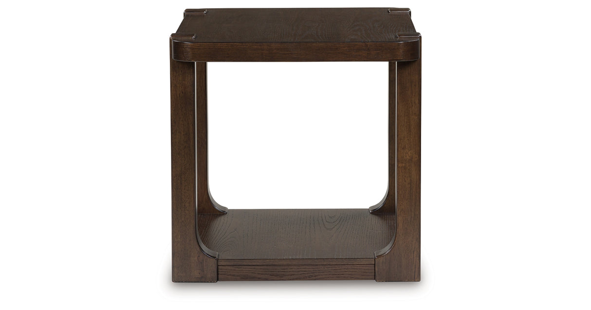 Breckington Dark Brown End Table from Ashley - Luna Furniture