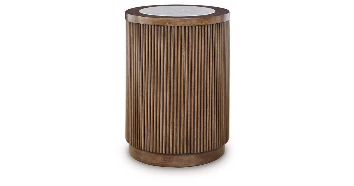 Hadonna Brown End Table from Ashley - Luna Furniture