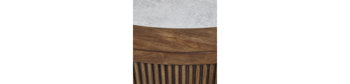 Hadonna Brown End Table from Ashley - Luna Furniture