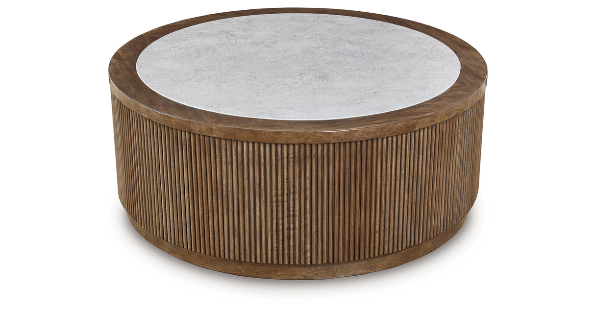 Hadonna Brown Coffee Table from Ashley Furniture - Luna Furniture