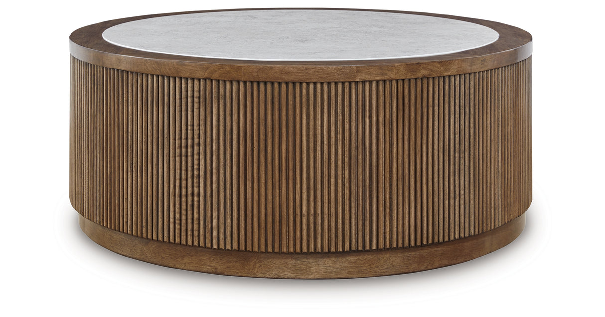 Hadonna Brown Coffee Table from Ashley Furniture - Luna Furniture