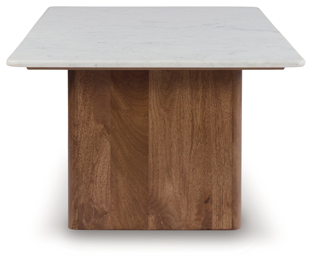 Isanti Light Brown/White Coffee Table from Ashley - Luna Furniture
