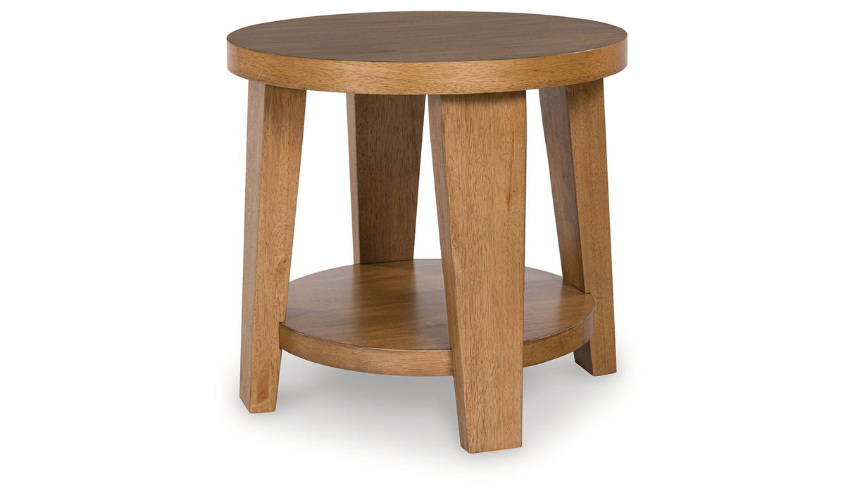 Kristiland Light Brown End Table from Ashley Furniture - Luna Furniture