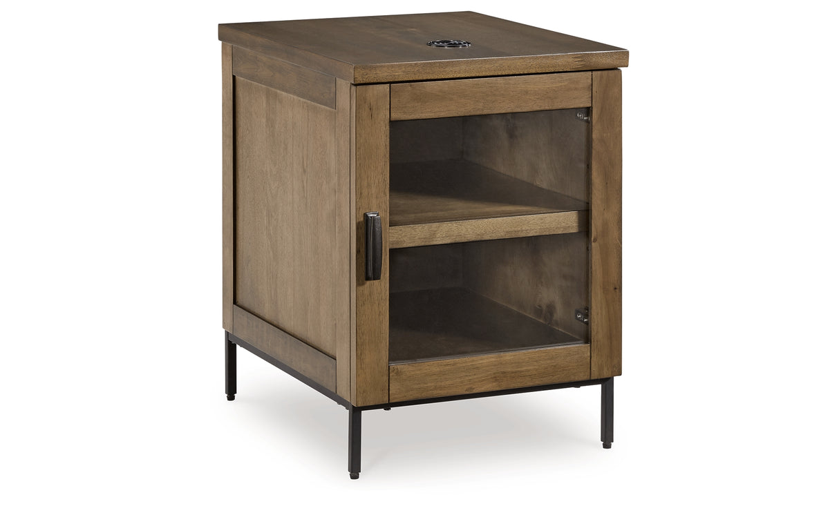 Torlanta Brown Chairside End Table from Ashley Furniture - Luna Furniture