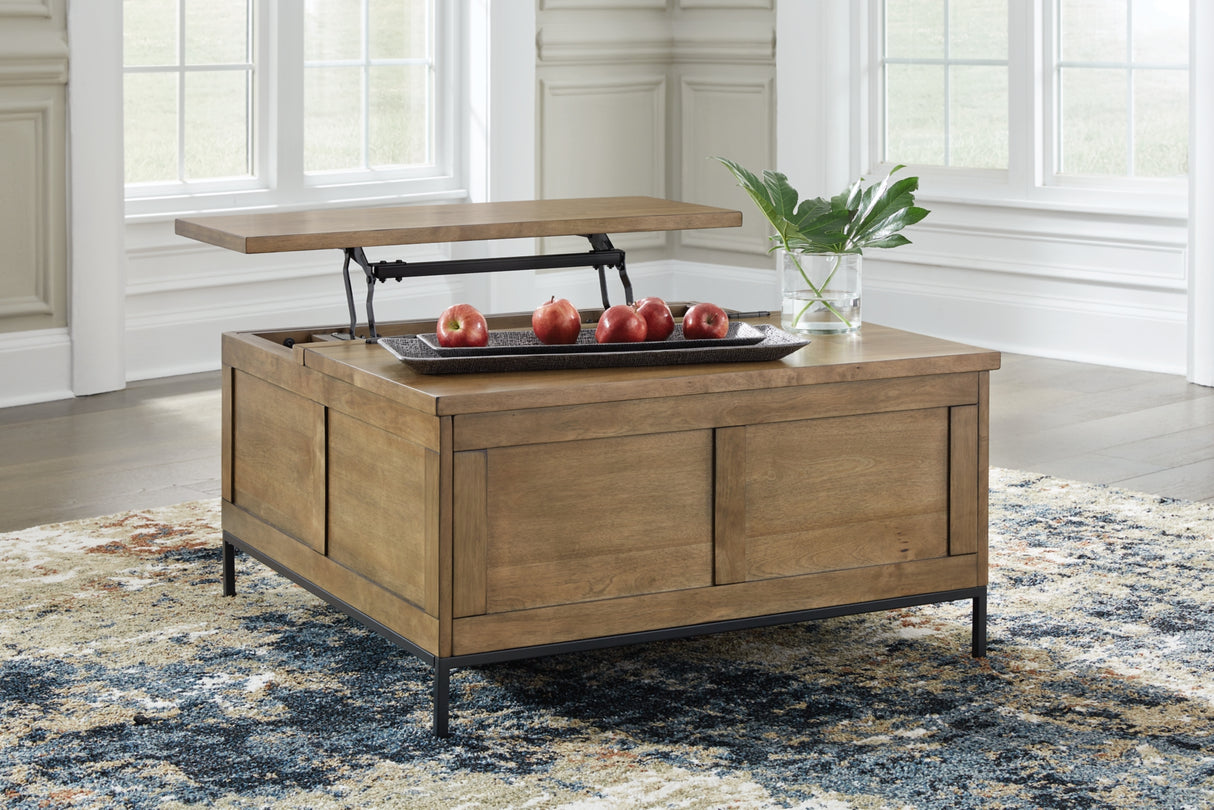 Torlanta Coffee Table with 1 End Table in Brown from Ashley Furniture - Luna Furniture