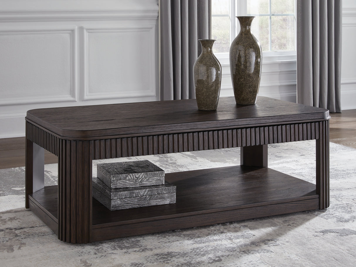 Carlibrie Warm Brown Lift-Top Coffee Table from Ashley Furniture - Luna Furniture