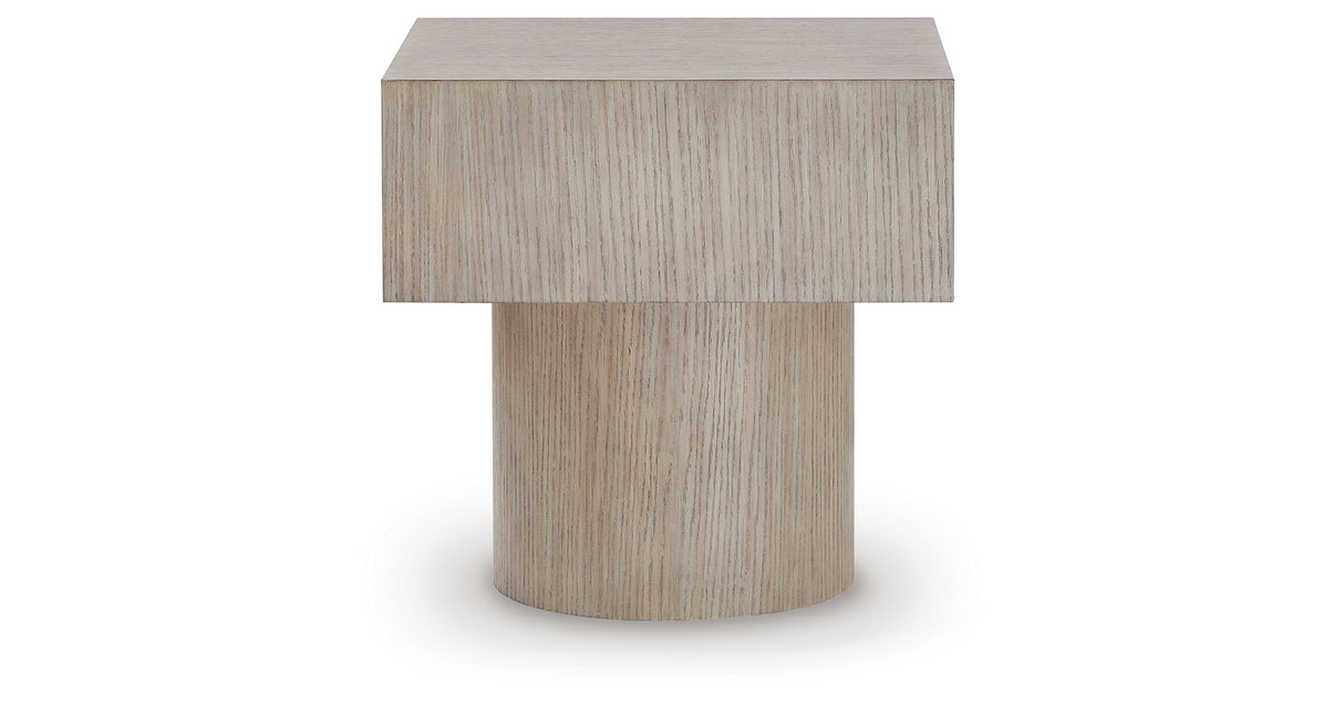Jorielyn Light Grayish Brown End Table from Ashley - Luna Furniture