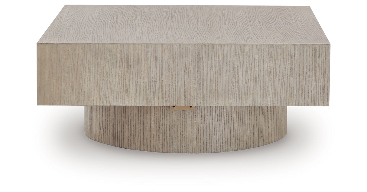 Jorielyn Light Grayish Brown Coffee Table from Ashley Furniture - Luna Furniture