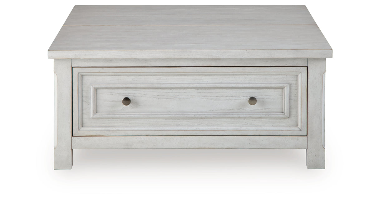 Robbinsdale Antique White Lift-Top Coffee Table from Ashley - Luna Furniture