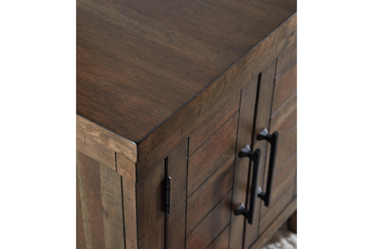 MORIVILLE Grayish Brown End Table from Ashley - Luna Furniture