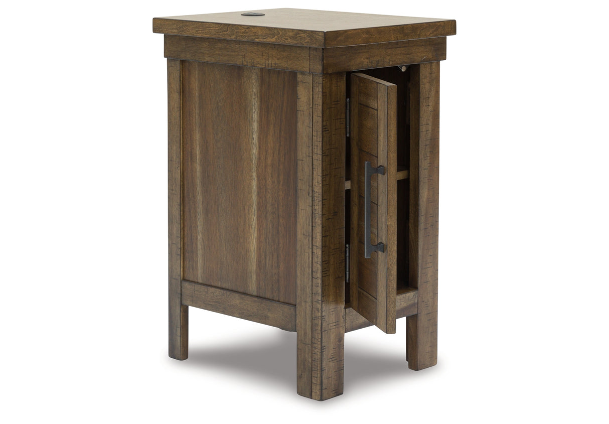 Moriville Coffee Table with 1 End Table in Grayish Brown from Ashley Furniture - Luna Furniture