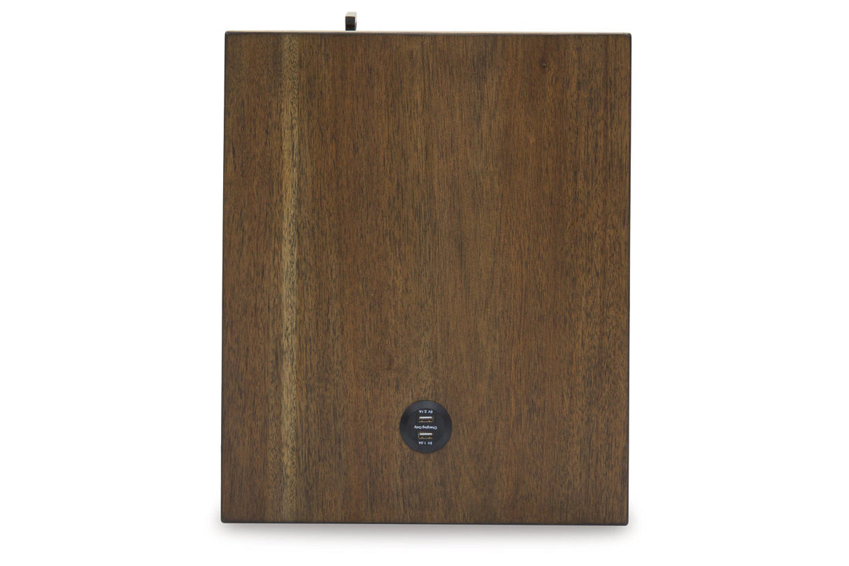 Moriville Grayish Brown Lift-top Coffee Table and 2 Chairside End Tables from Ashley - Luna Furniture