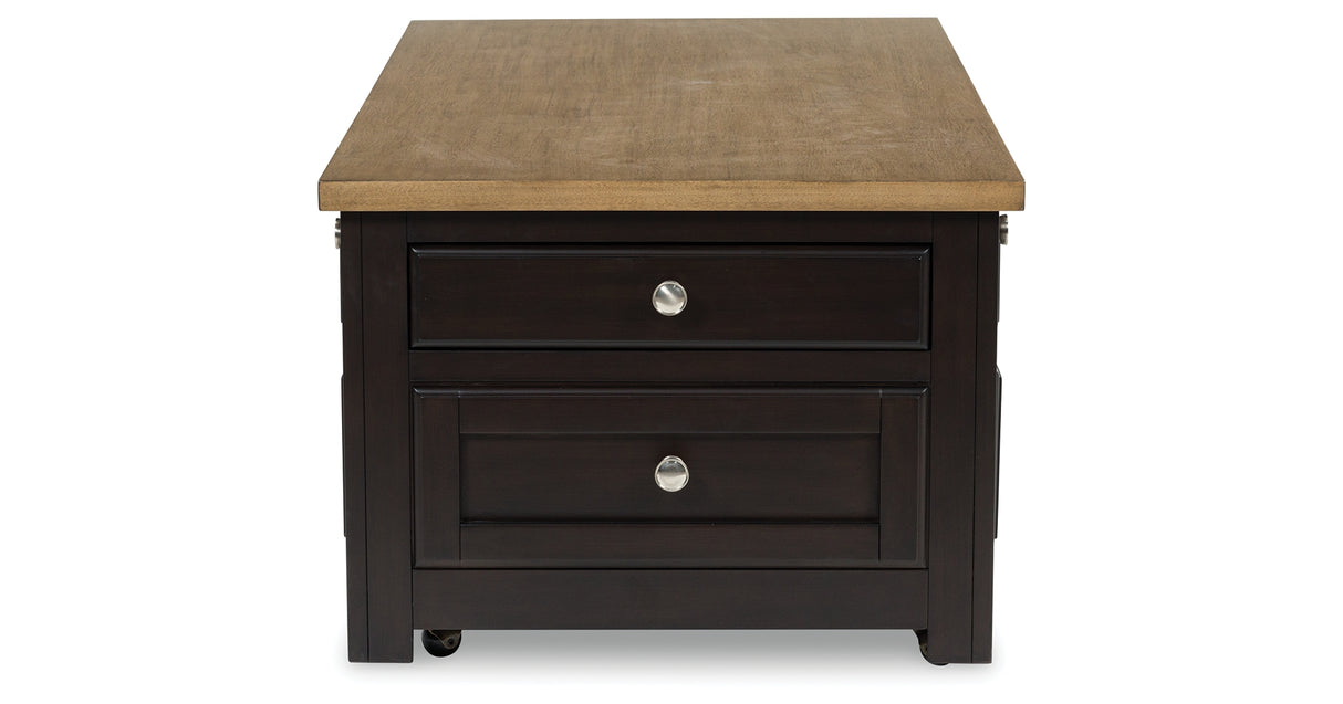 Drazmine Brown Lift-Top Coffee Table from Ashley Furniture - Luna Furniture
