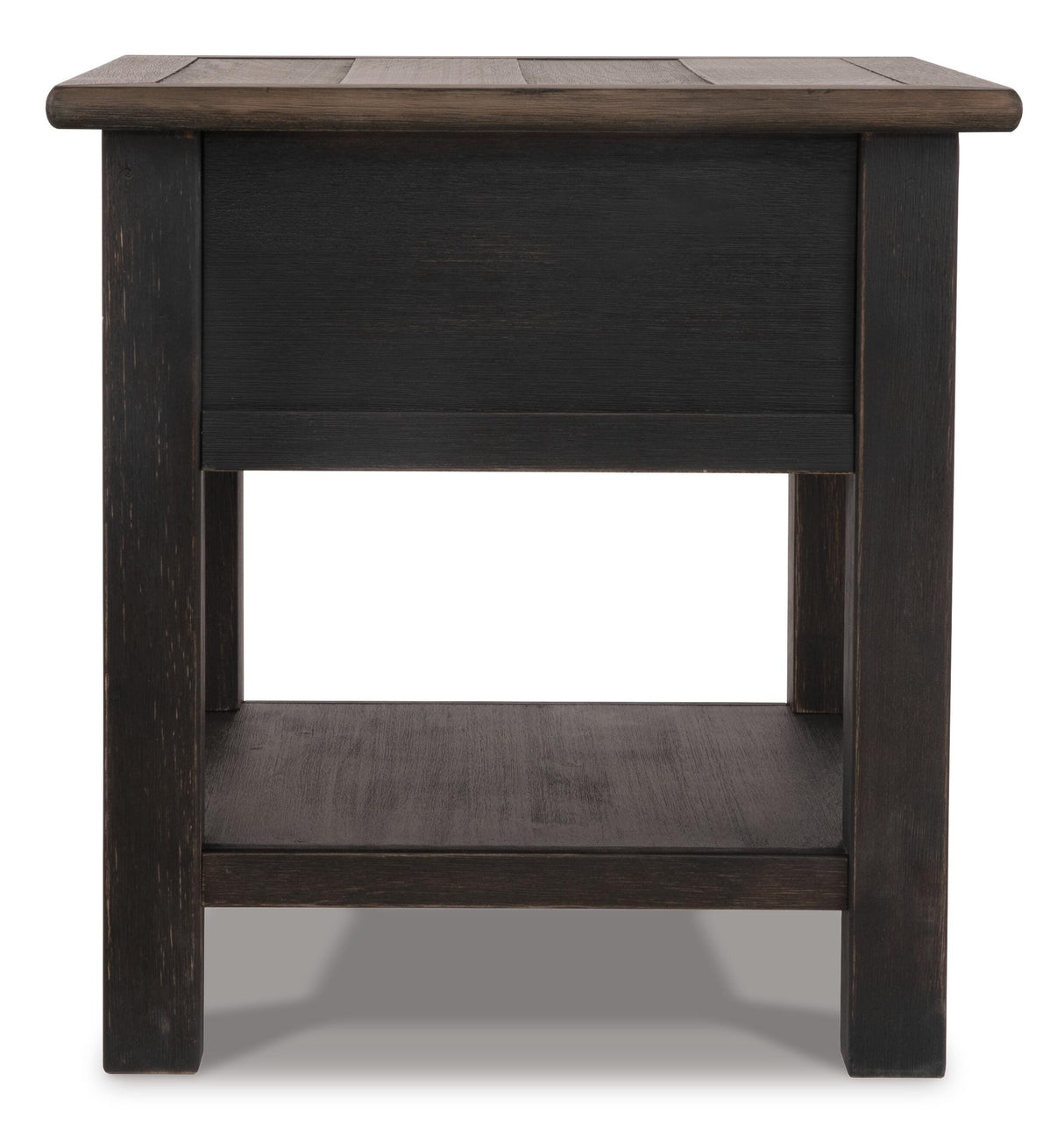 Tyler Creek Grayish Brown/Black End Table from Ashley - Luna Furniture