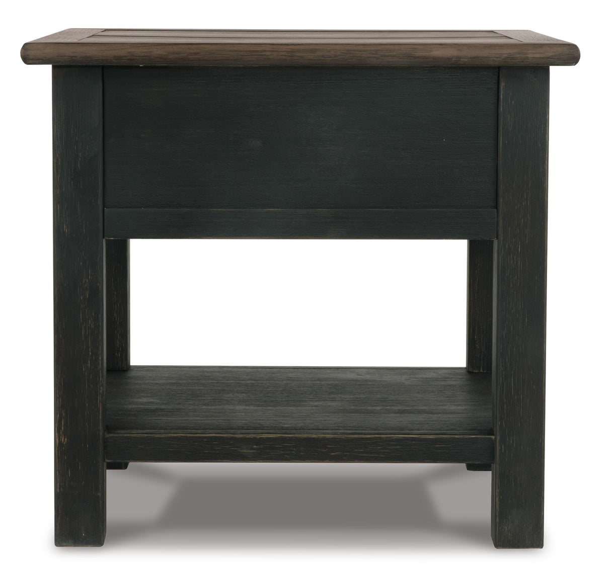 Tyler Creek Grayish Brown/Black End Table from Ashley - Luna Furniture