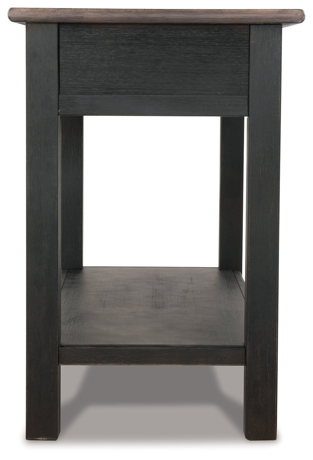 Tyler Creek Grayish Brown/Black Coffee Table and 2 End Tables with Console from Ashley - Luna Furniture