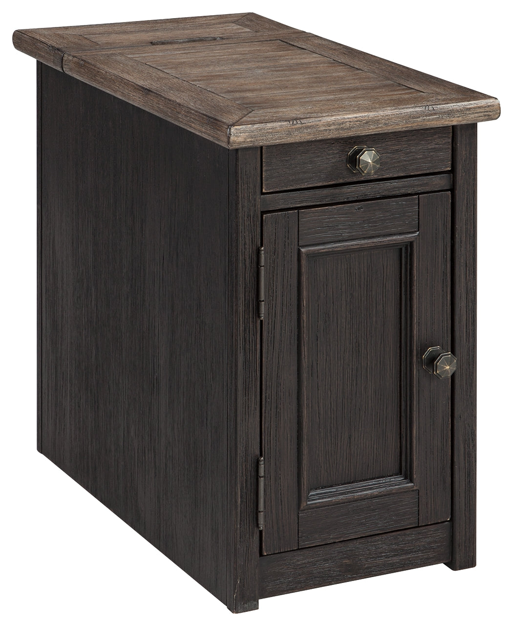 Tyler Creek Coffee Table with 2 End Tables in Grayish Brown/Black from Ashley - Luna Furniture