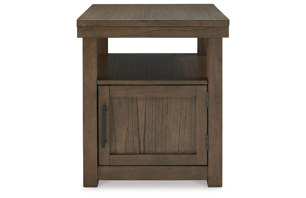 Boardernest Coffee Table with 1 End Table in Brown from Ashley - Luna Furniture