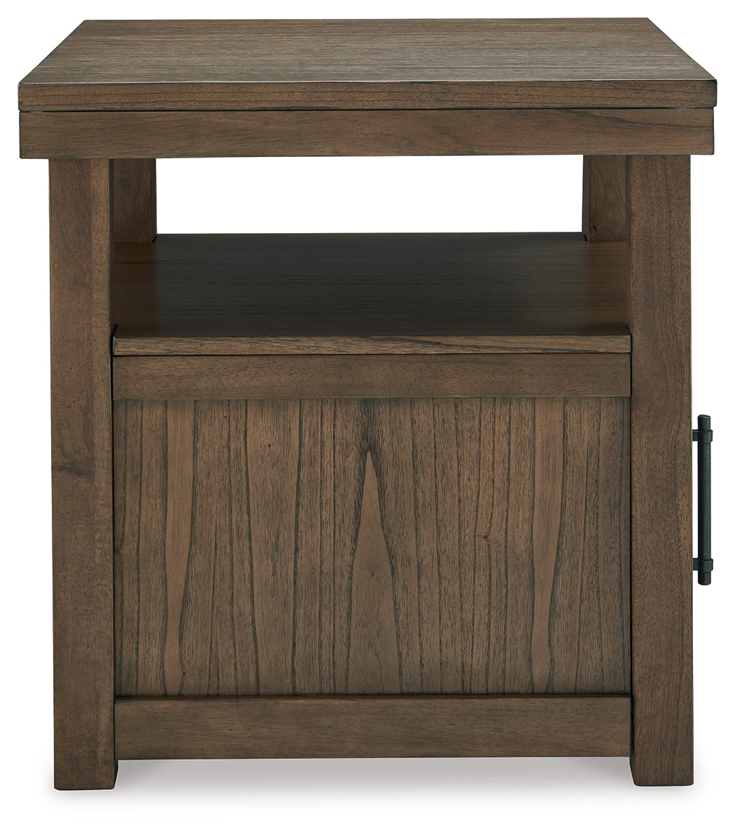 Boardernest Brown Coffee Table and 2 End Tables from Ashley - Luna Furniture