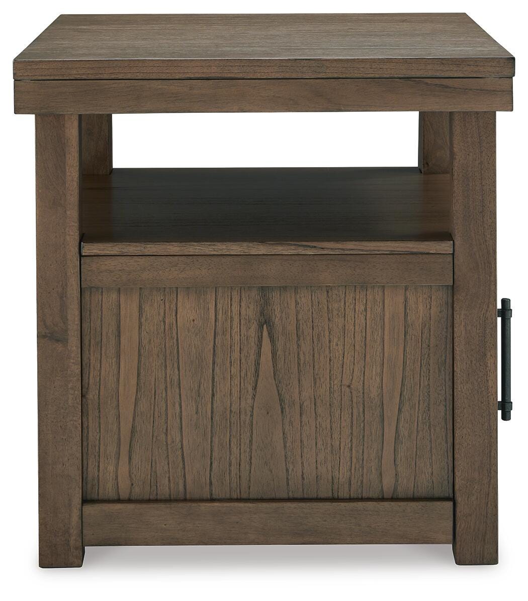 Boardernest Brown Coffee Table and 2 End Tables from Ashley - Luna Furniture