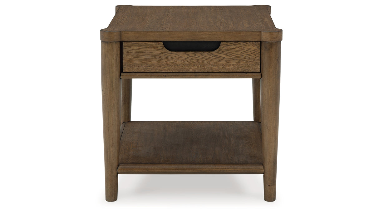 Roanhowe Brown End Table from Ashley - Luna Furniture