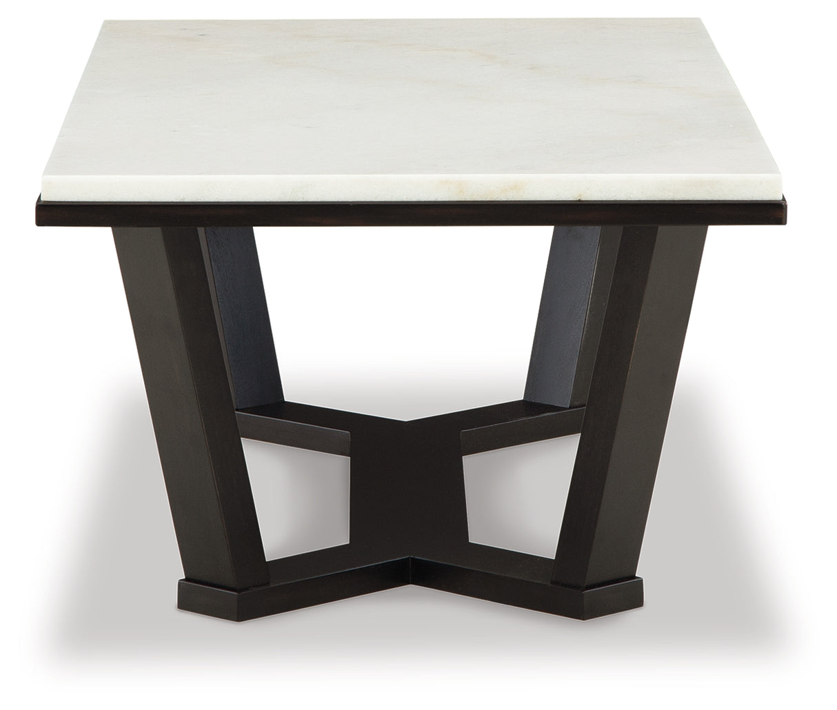 Fostead White/Espresso Coffee Table and 2 Ends from Ashley - Luna Furniture