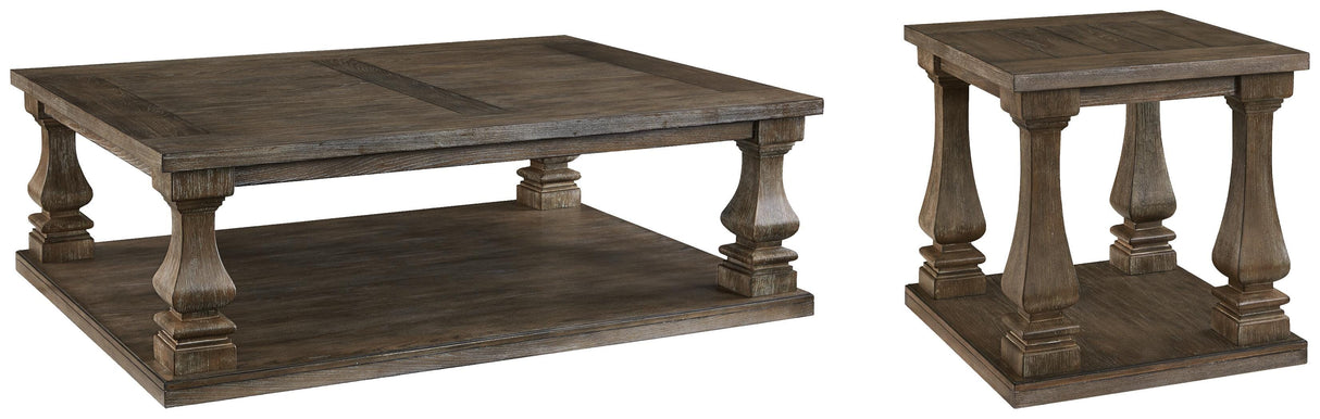 Johnelle Gray Coffee Table from Ashley Furniture - Luna Furniture