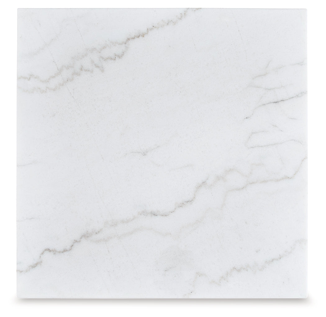 Loyaska Brown/Ivory Coffee Table and 2 End Tables-T789T1-Ashley-T789-2-TOP-SW-P1-KO-Luna Furniture