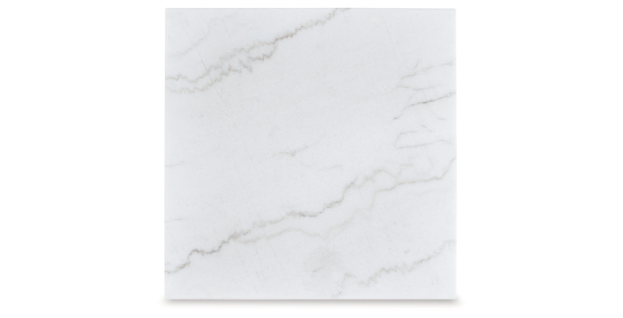 Loyaska Brown/Ivory End Table from Ashley - Luna Furniture