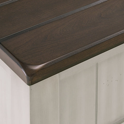 Darborn Gray/Brown Lift-top Coffee Table and 2 Chairside End Tables from Ashley - Luna Furniture