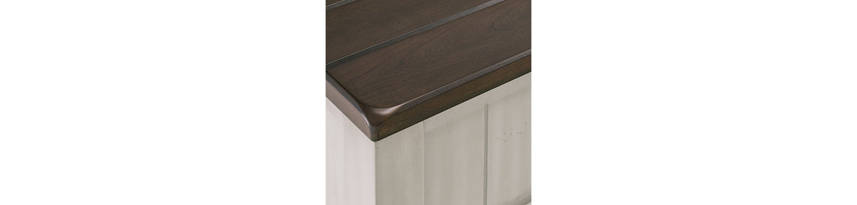 Darborn Gray/Brown Chairside End Table from Ashley Furniture - Luna Furniture