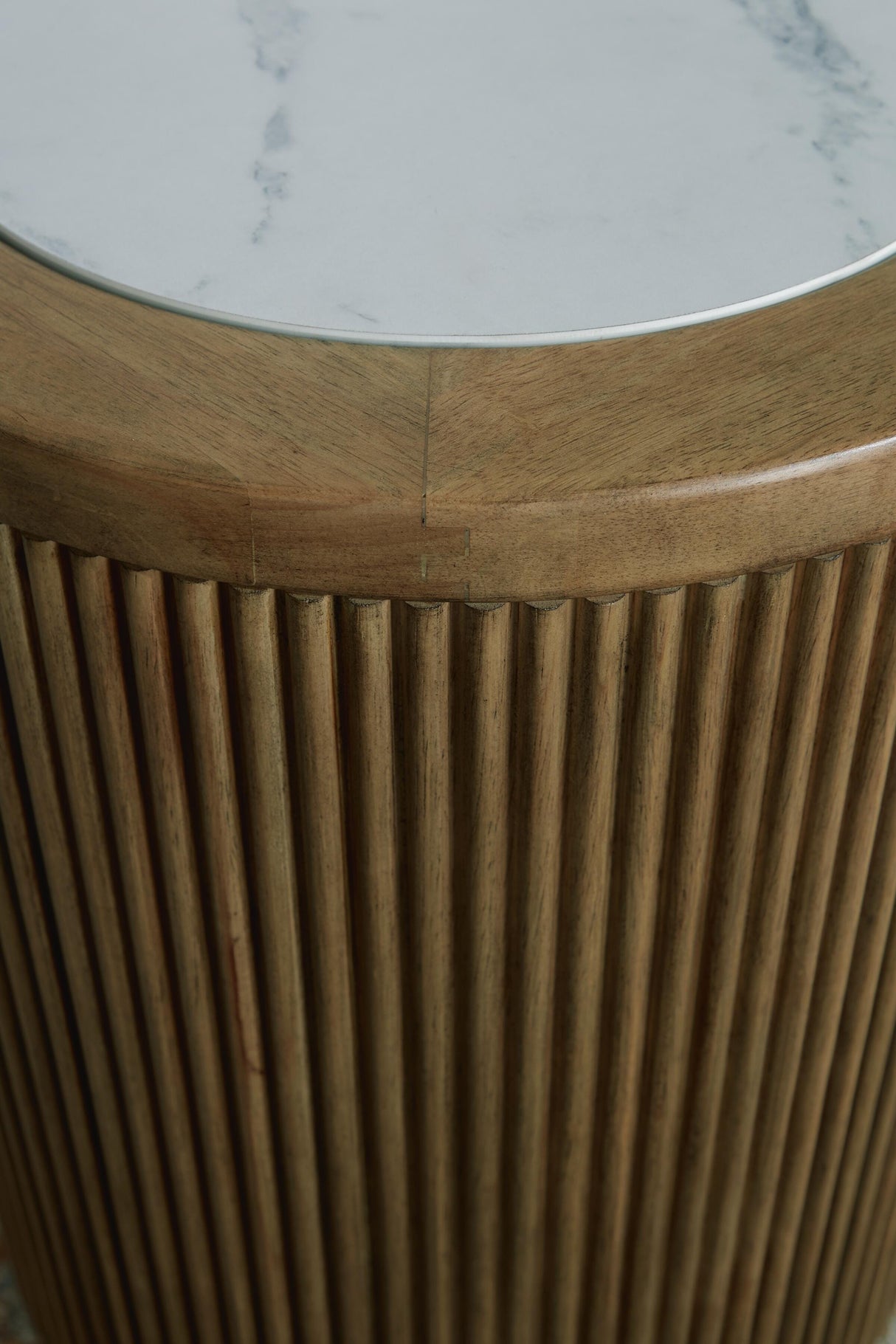 Camdill Light Brown/White End Table from Ashley - Luna Furniture