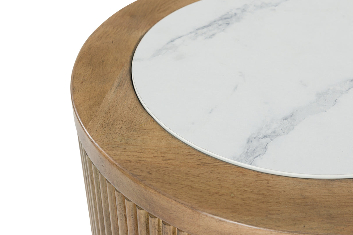 Camdill Light Brown/White End Table from Ashley - Luna Furniture