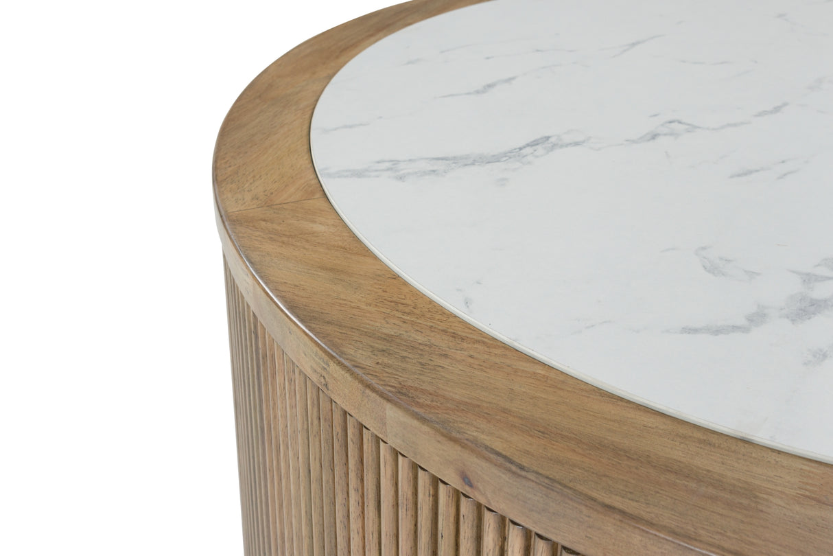 Camdill Light Brown/White Coffee Table from Ashley - Luna Furniture