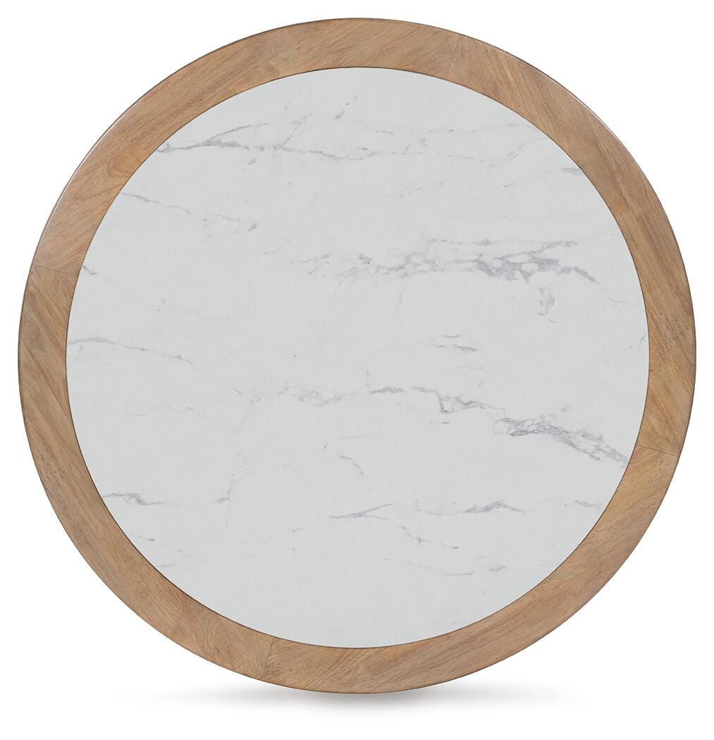 Camdill Light Brown/White Coffee Table from Ashley - Luna Furniture