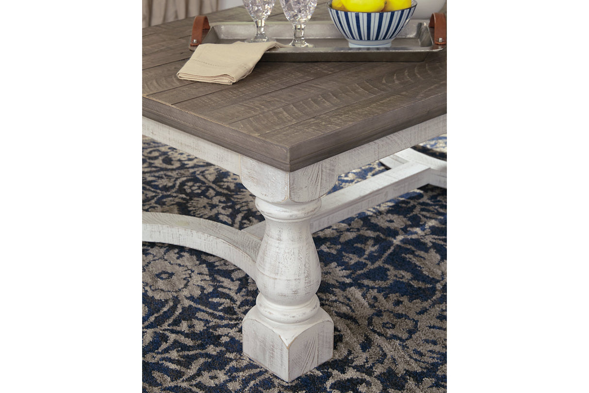 Havalance Gray/White Coffee Table and 2 End Tables from Ashley - Luna Furniture