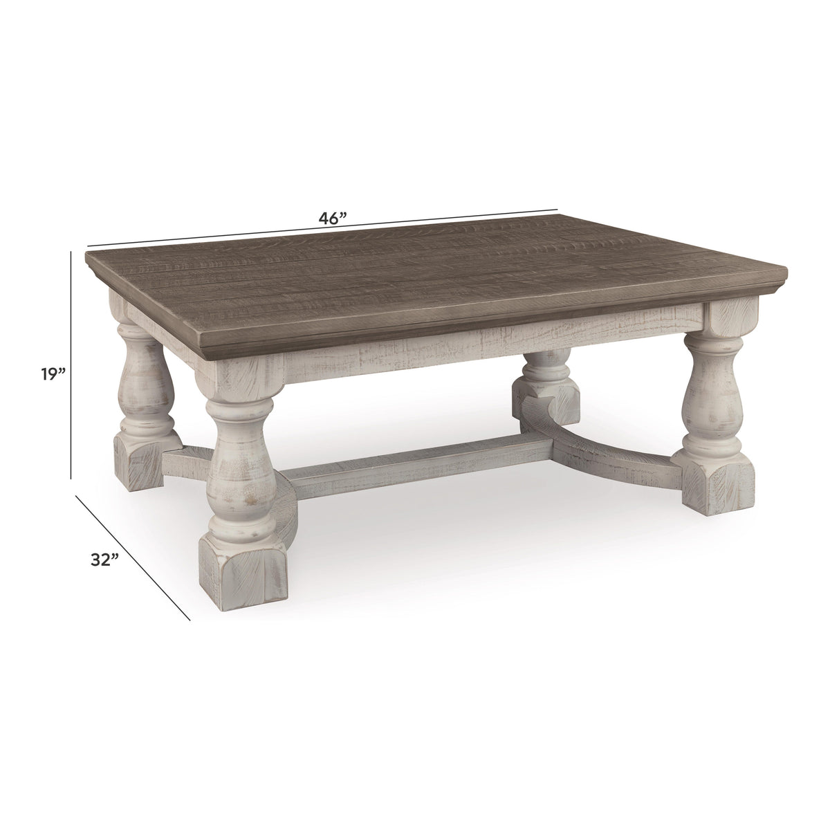 Havalance Gray/White Coffee Table from Ashley - Luna Furniture