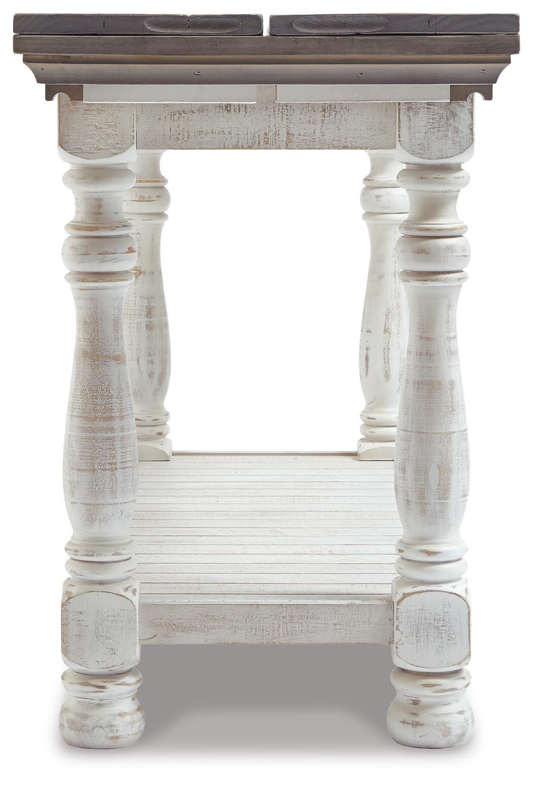 Havalance Gray/White Sofa/Console Table from Ashley Furniture - Luna Furniture